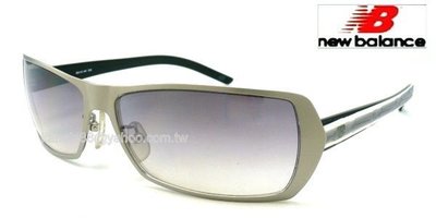 #嚴選眼鏡#= New Balance  =運動風格 銀色複合式太陽眼鏡~包覆性強 超輕量 騎腳踏車適合 公司貨