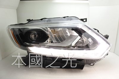 oo本國之光oo 全新 日產 X TRAIL X-TRAIL T32 升級高配樣式黑框魚眼 大燈 一對 台灣製造