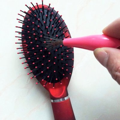 Color_me 【E011】 梳子清理器 梳子刷 頭髮掃把 清潔器 清梳器 刷子 刮棒 清潔棒 滾梳 捲髮梳 清潔棒