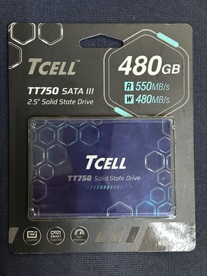 新莊內湖 TCELL 冠元 TT750 480GB 480G 2.5吋 SATAIII 固態硬碟 自取價820元