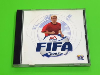 PC英文版 FIFA 2001 國際足盟大賽2001  美商藝電 EA:SPORTS 。Paul Scholes等球星