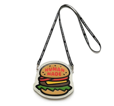 【熱賣精選】 潮牌2021SS HUMAN MADE HAMBURGER POUCH 漢堡 小包 側背包 現貨