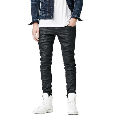 代購 G-STAR RAW Revend Skinny 修身 休閒 洗舊 牛仔褲 3D Dark Aged 黑色