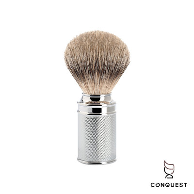 【CONQUEST】德國 MUHLE 091M89 Silvertip Badger 頂級銀尖獾毛刮鬍刷 毛質彈性極佳
