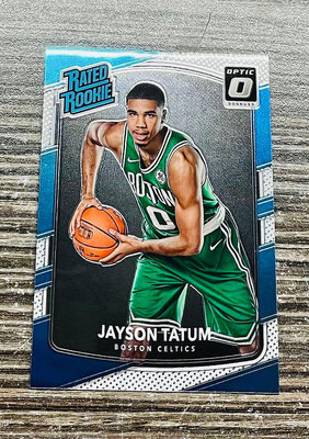 Jayson Tatum RC Donruss Optic 2017-2018 NBA 球員卡 新人 塔圖姆 塞爾提克奪冠大熱📈📈📈 卡況佳 Rookie