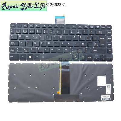 電腦零件適用TOSHIBA東芝L40-B L40D-B L40DT-B L40T-B L45-B鍵盤帶背光SP筆電配件