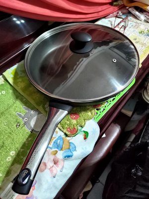 Tefal 特褔 32CM 不沾鍋 平底鍋 +玻璃蓋 1200