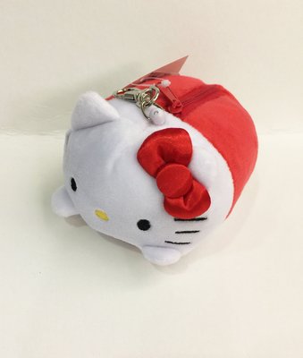 ^燕子部屋 ^ 凱蒂貓 Hello Kitty毛絨伸縮卡夾零錢包