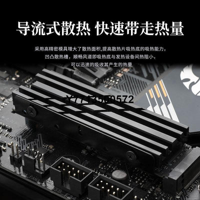 【搭售配件】寒徹M.2固態硬碟電競散熱馬甲 適用于桌機/PS5主機