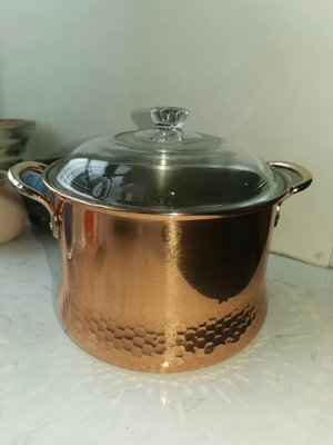 純銅鍋內鍍錫底部微劃痕露營鍋中的優選由于鍋內鍍錫可以改