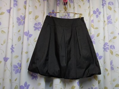 【全新品】la chamber d'ine日系品牌chereaux(i.n.e)黑色花苞裙~~38~日本製
