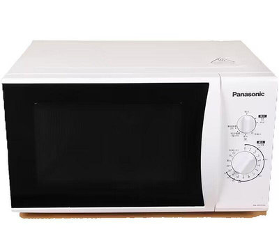 微波爐Panasonic/松下 NN-GM333W 轉盤式微波爐23L燒烤箱手拉門老人家用-雙喜生活館