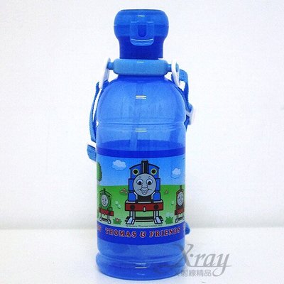 湯瑪士冷水壺(藍色透明)400ML，附背繩/日本製，X射線【C061349】