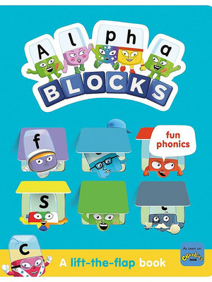 Alphablocks Fun Phonics趣味拼音幼兒識別字母A到Z圖書3-6歲