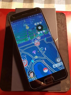 Android 各式寶可夢Pokemon Uber外送 熊貓外送 ingress  哈利波特 免阻斷器 飛人搖桿專用手機-Zenfone4 ZE554KL下單區