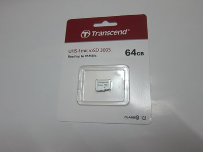 Transcend 創見 64G 手機記憶卡 UHS-1 MicroSD 300S 95MB/S U1