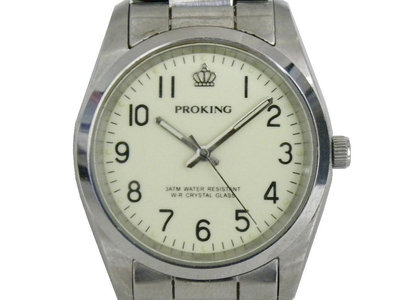 [專業] 石英錶 [PROKING 4027M] PROKING 皇冠 時尚男錶[螢光面]軍錶/中性錶