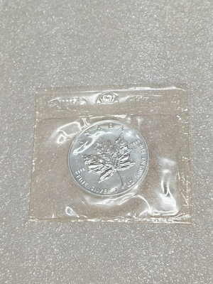 1995年原廠封裝加拿大楓葉一盎司銀幣