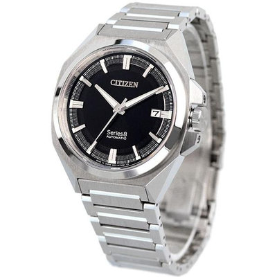 預購 CITIZEN Series8 NB6010-81E 星辰錶 40mm 機械錶 黑色面盤 藍寶石鏡面 不鏽鋼錶帶 男錶 女錶