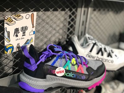 慶豐體育👟 new balance Shando GESHALB 戶外鞋 女 戶外慢跑鞋 紫 藍 彩色 GESHALM