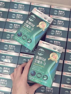 韓國白金深海魚油Omega-3膠囊30錠