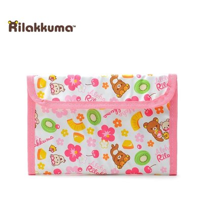 【Q包小屋】【台灣現貨】日本 Rilakkuma 拉拉熊 熱帶水果 護照套 卡套 卡夾 悠遊卡套 證件套 信用卡套