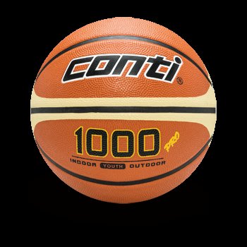 【Live168市集】CONTI B1000PRO-5-TY 專利16片深溝橡膠籃球 5號籃球 國小比賽用球