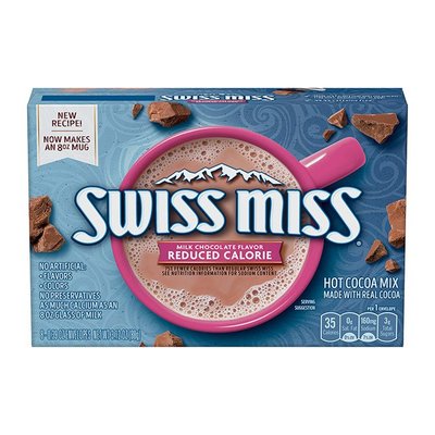 《Swiss Miss》牛奶巧克力粉-DIET含鈣 (11g *8入)