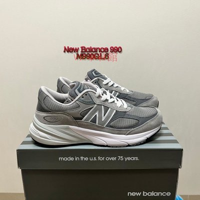 VIP潮鞋鋪）少量New Balance 990v6 美產系列M990GL6 復古休閒鞋男女