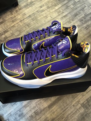 10全新 Nike Kobe 5 Protro Lakers 科比5代 紫金 籃球鞋 CD4991-500