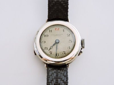 真品 925純銀 J W BENSON LONDON 詹姆斯·威廉·本森 瑞士製 古典圓形手上鍊機械古董錶 女錶
