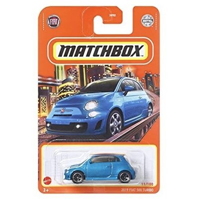 ^.^飛行屋(全新品)MATCHBOX 火柴盒小汽車 合金車//飛雅特 2019 FIAT 500 TURBO