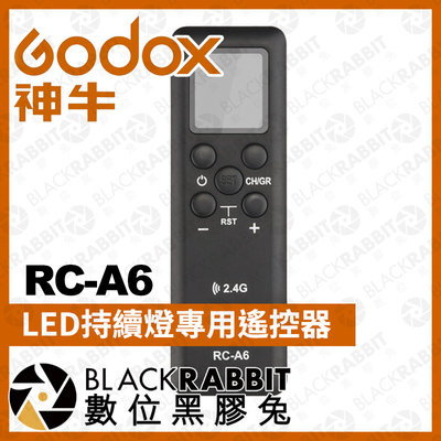 數位黑膠兔【 GODOX 神牛 RC-A6 LED持續燈專用遙控器 】ML60 持續燈 16頻道 SL150II Bi