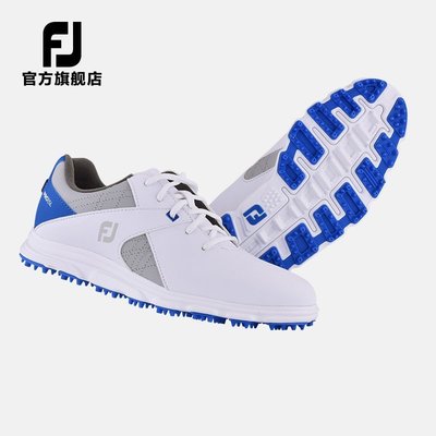 特賣-FootJoy高爾夫童鞋青少年pro sl輕量無釘FJ舒適golf運動兒童球鞋