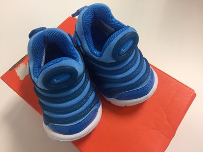 全新品 Nike 毛毛蟲鞋 Dynamo Free TD 藍 慢跑鞋 嬰兒鞋 學步鞋 小童鞋 童鞋 (附鞋盒)