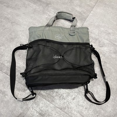 現貨 iShoes正品 New Balance 托特包 黑 綠 兩用包 手提袋 後背包 包包 BGCBAW001KH
