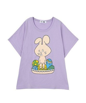 ☆ NFNL☆ Ne-net 2017新款 超可愛療癒系 復活節兔寶寶貓咪 寬版短袖T恤 JOUETIE BEAMS