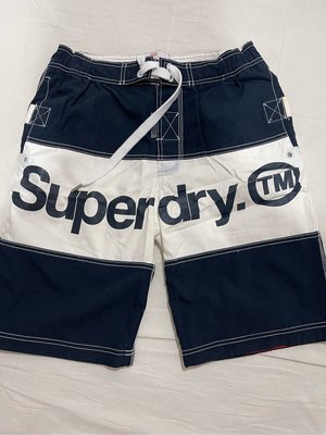 Superdry SD 極度乾燥 男生海灘褲 M號（32腰） 全新正品 香港購回
