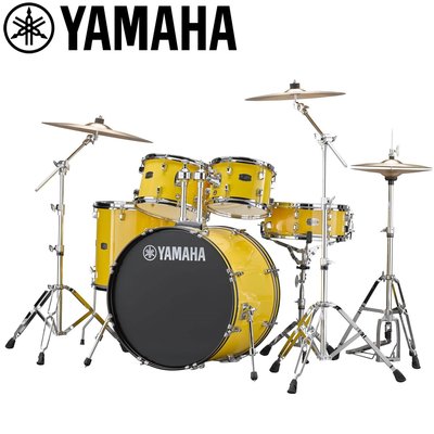 小叮噹的店-全新 YAMAHA RYDEEN 黃色爵士鼓(5件套組) RDP2F5