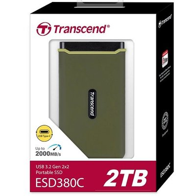 【台中自取】全新 創見 TS2TESD380C TRANSCEND ESD380C 2TB 外接SSD/5年保
