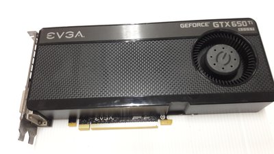 (台中)EVGA 顯示卡GTX650 TI 中古良品有一六PIN外接電源