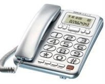 【NICE-達人】SANLUX台灣三洋TEL-857 來電顯示有線電話機_保固一年_銀色/紅色/(鐵灰色缺貨)可選
