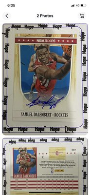 Samuel Dalembert 2011-12 NBA Hoops #207 Autographs