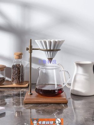 【熱賣精選】咖啡器具KINTO  手沖咖啡支架 復古黃銅過濾架 套裝 金屬濾網 濾杯 壺