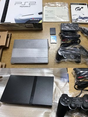 SONY PlayStation 2 PS2 Slim SCPH-70000GT GT4 跑車浪漫旅4 限定同捆版 收藏出售