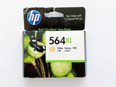 HP 564XL原廠黃色墨水匣(CB325WA)裸裝