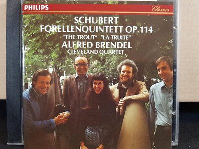 Brendel,Cleveland qt,Schubert-"The Trout"布蘭德爾鋼琴，與克利夫蘭四重奏，演繹舒伯特-鋼琴五重奏"鱒魚"