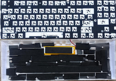 鍵盤 定制鍵盤消音棉夾心棉底棉整張軸下墊，FE87/104吸音棉客制化配件