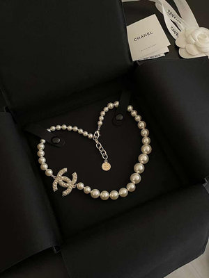 （W10）本週福利✨ N2V✨2ndHand✨百搭美物✨ Chanel 香奈兒百年紀念款雙C珍珠項鍊短鍊