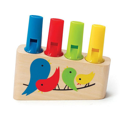 Hape彩虹排笛兒童笛子口哨玩具寶寶益智音樂吹奏幼兒園入門樂器